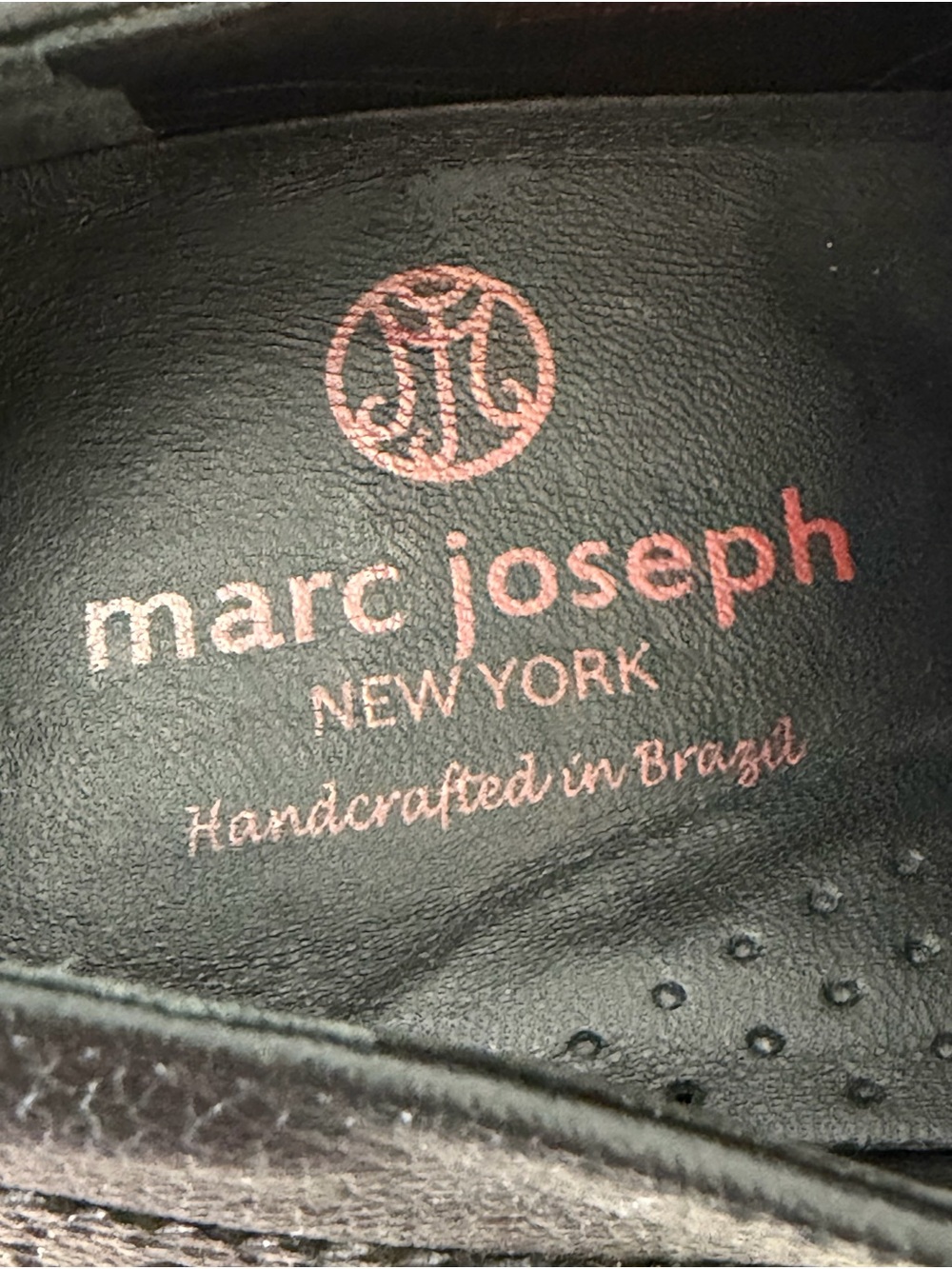 Marc Joseph Central Park West Leather Wing Tip Oxford Women’s Size 8.5 NEW - Picture 9 of 10